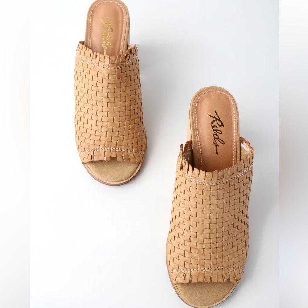 Evereve‎ Rebels Tenley Woven Mules 7.5